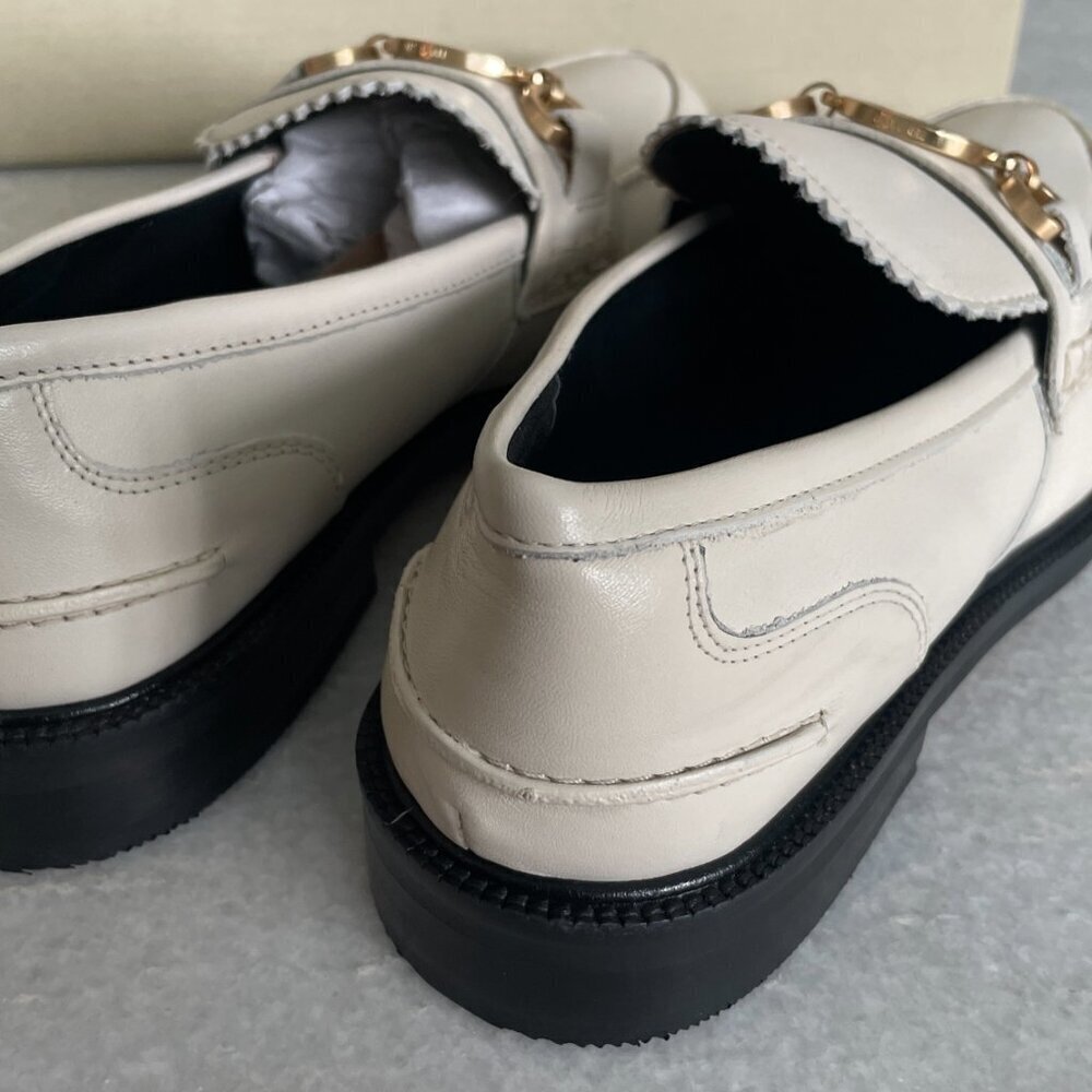 TED BAKER WOMEN'S DRAYANU MAGNOLIA ACCENT LOAFERS IN ECRU, SZ 40 - Picture 9 of 12